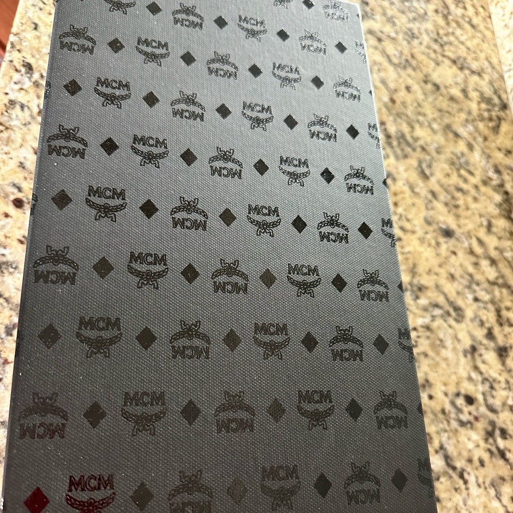 Authentic MCM Big Logo Slides